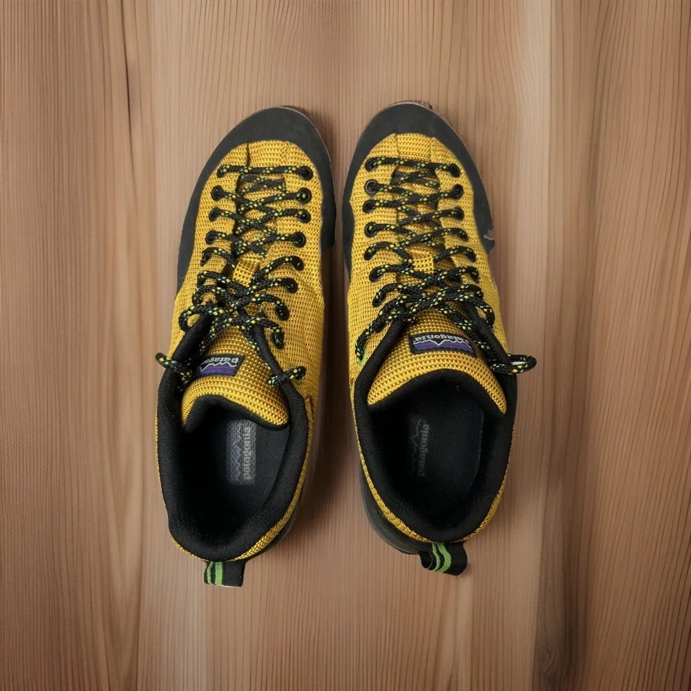 Patagonia Tupelo Aloe Climbing Shoes Women's 7 Yellow T81214 Minimal Wear - Picture 4 of 7
